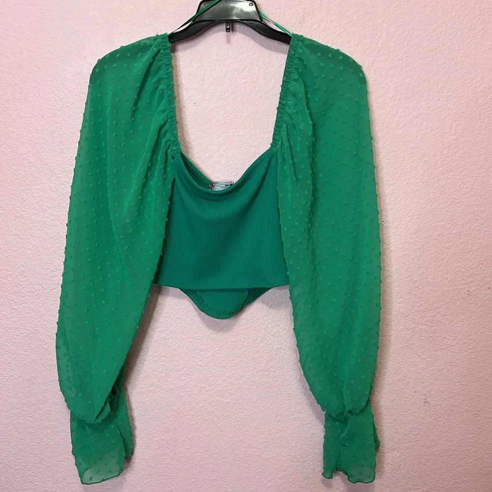 Urban Outfitters Cut Out Cropped Bustier Top. Size S